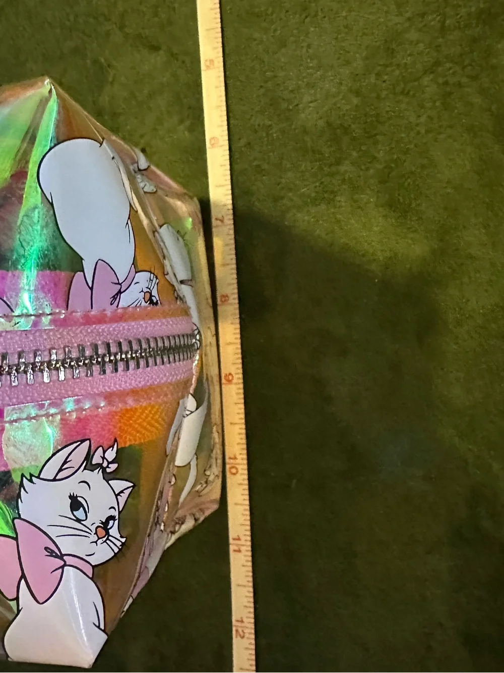 Disney Marie Holographic Makeup Bag